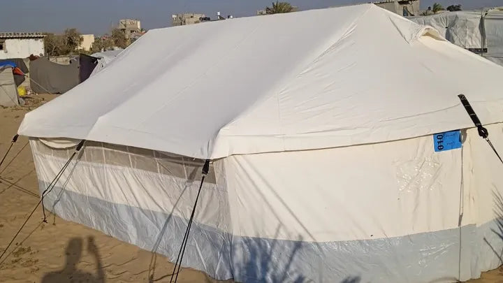 Support for Tents in Gaza