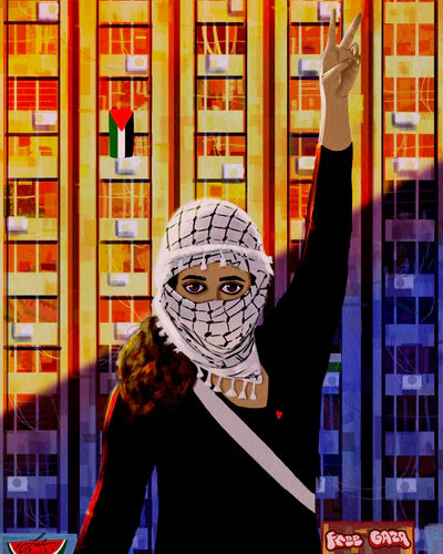 Art for Palestine Pop-up, Jersey City NJ