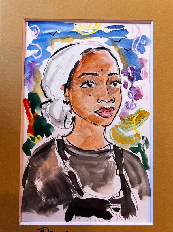 Aura portrait by Athena Toledo