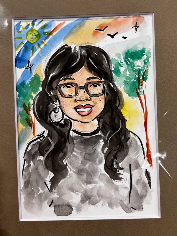Aura portrait by Athena Toledo