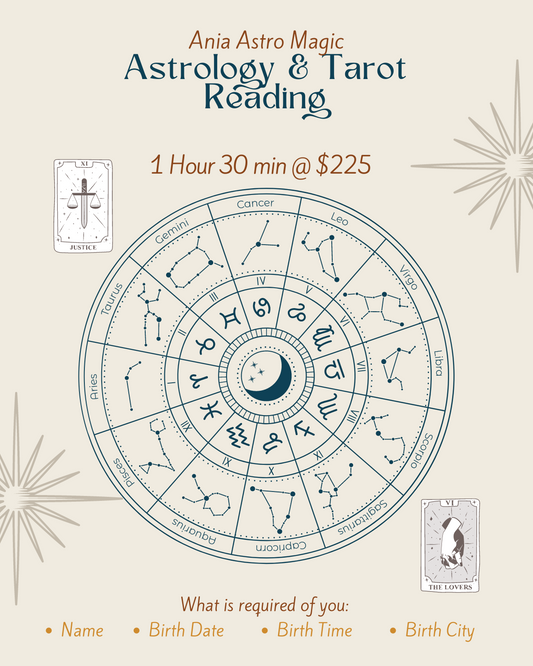 Astrology and Tarot Reading via Zoom