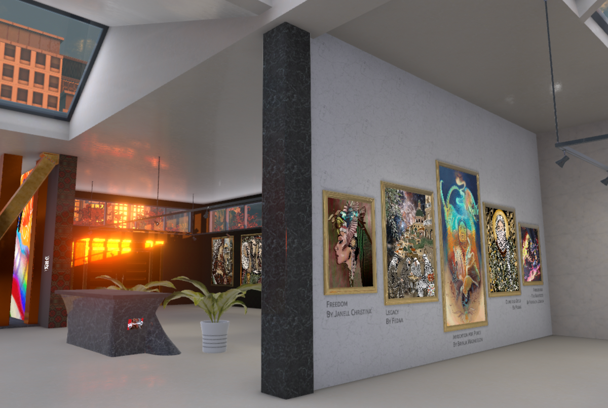 Featured works from artists across the diaspora and in solidarity with Palestine