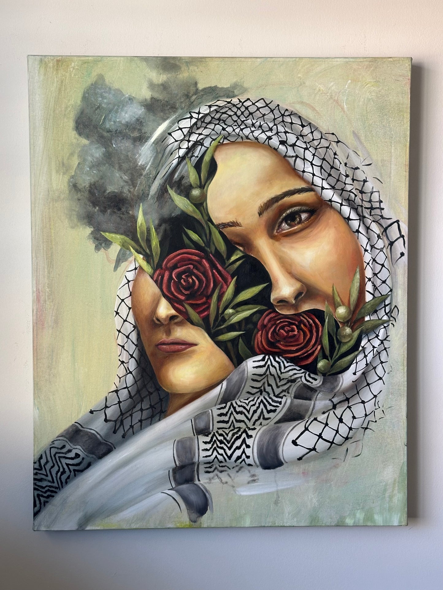 The Woman In The Keffiyeh