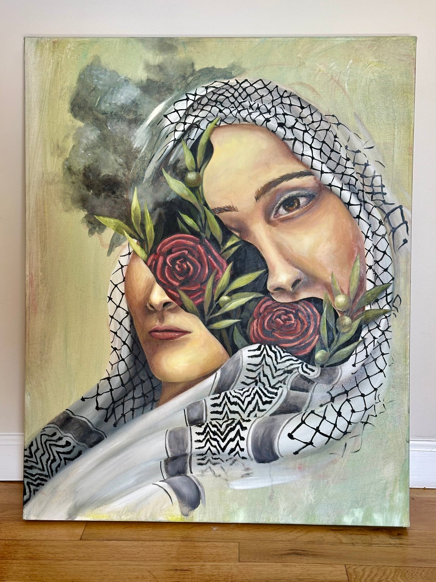 The Woman In The Keffiyeh